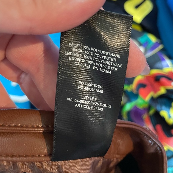 NWT WILFRED MELINA CROPPED faux leather pants - Picture 5 of 7